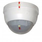 Датчик присутствия коридорный 360°, с контактом NO, диаметр действия 40х24м., накладной монтаж / IP5